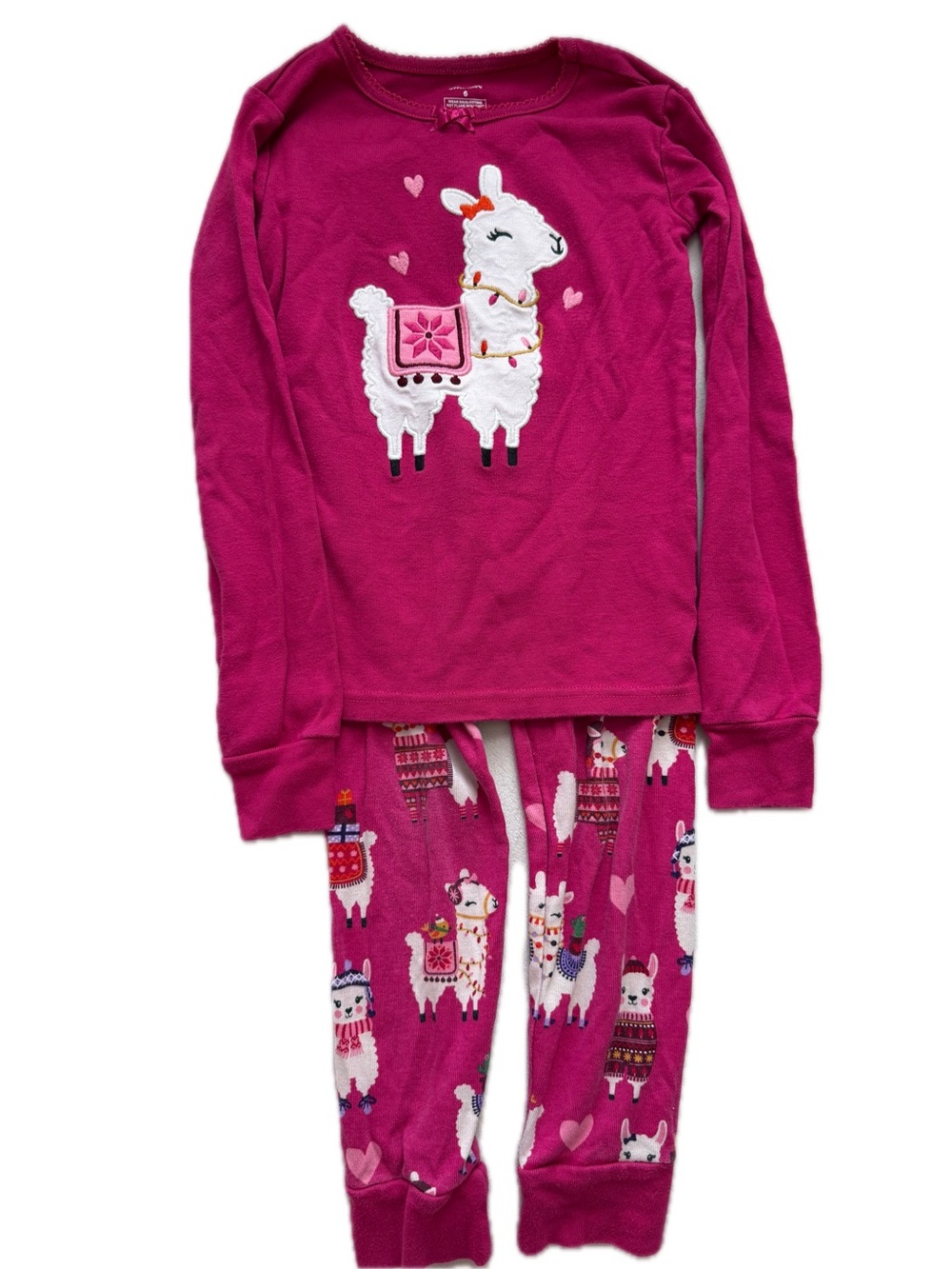 Gymboree Little Llamas Pajama Set – Girls Size 6 VGUC